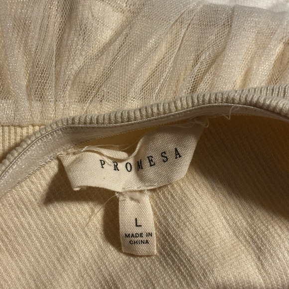 White Ruffle Strapless Maxi Dress - Picture 2 of 3